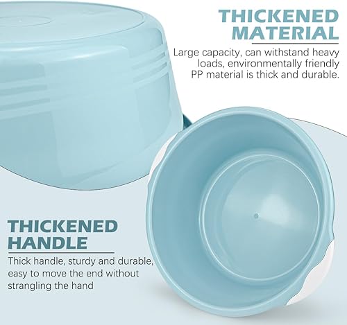 Miniatura 3 de 1 lavabo para el hogar, lavabo para pies, plato de frutas y verduras, bañera multiusos para limpieza facial, cocina del hogar (azul)