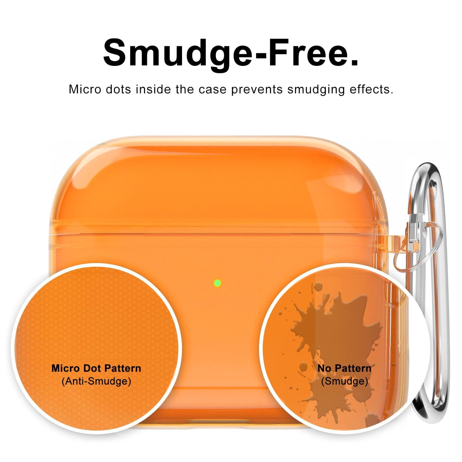 Svanove for Airpods 4 Case Clear Hard, Transparent Simple Cute Airpods 4th Generation Case with Keychain, Girly Y2k Aesthetic Trendy Airpods Cover Accessories for Women Girl, Neon Hot Pink — view 221