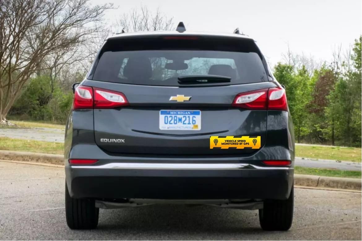 Stop Dangerous Tailgating with Vehicle Speed Monitored by GPS, High Visibility Magnet