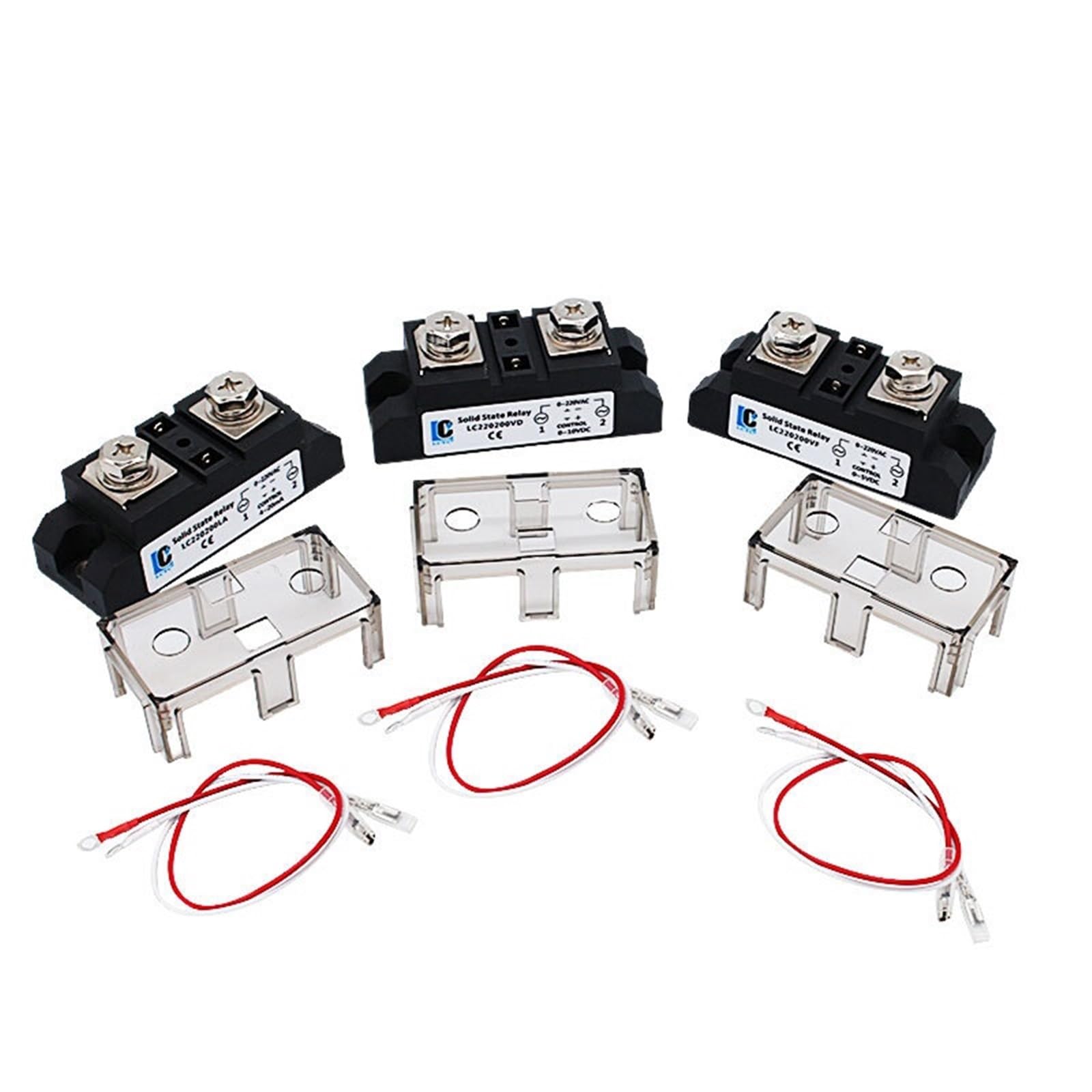 Przemysłowy regulator napięcia SSR o dużej mocy Model 200A 300A 400A przekaźnik półprzewodnikowy 4-20mA / 0-10V 0-5V(200A, LC220 0-5VDC)