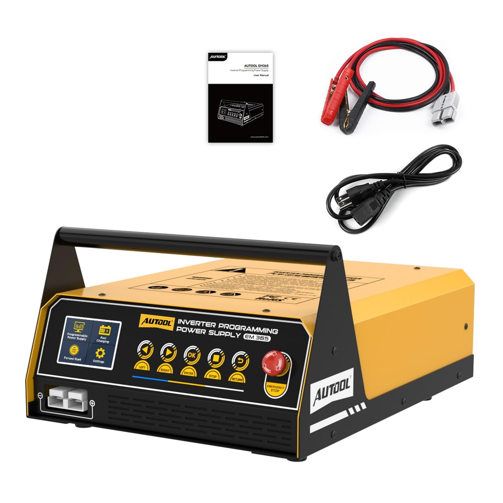 AUTOOL Ładowarka do akumulatora samochodowego, zasilacz do przeprogramowania Flash 150A, inwerter 12 V 220 V 1500 W, szybkie ładowanie ładowarka do akumulatora ołowiowego