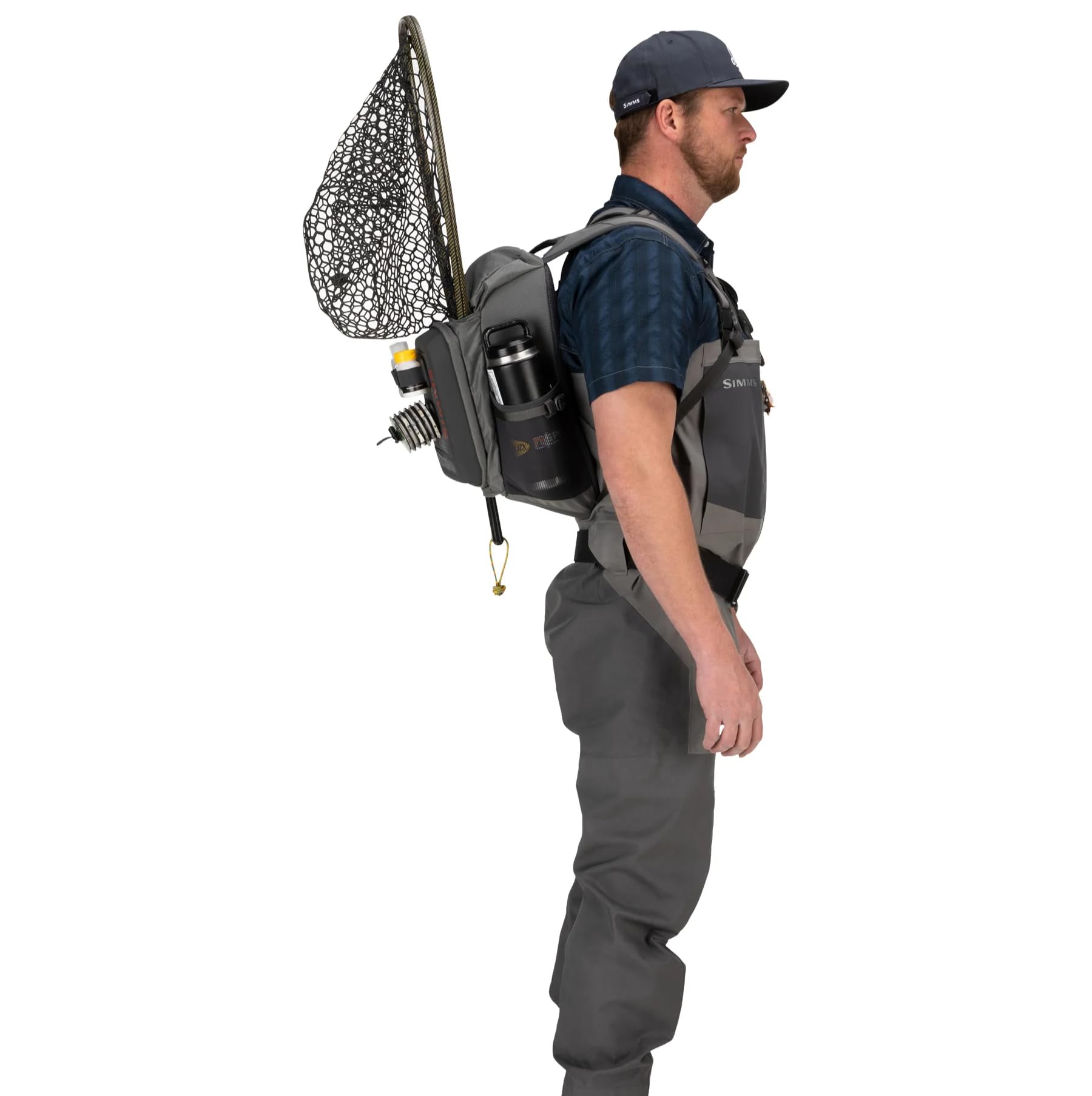 Simms Freestone taktische Angelschlinge für die rechte Schulter, wasserabweisende Tasche