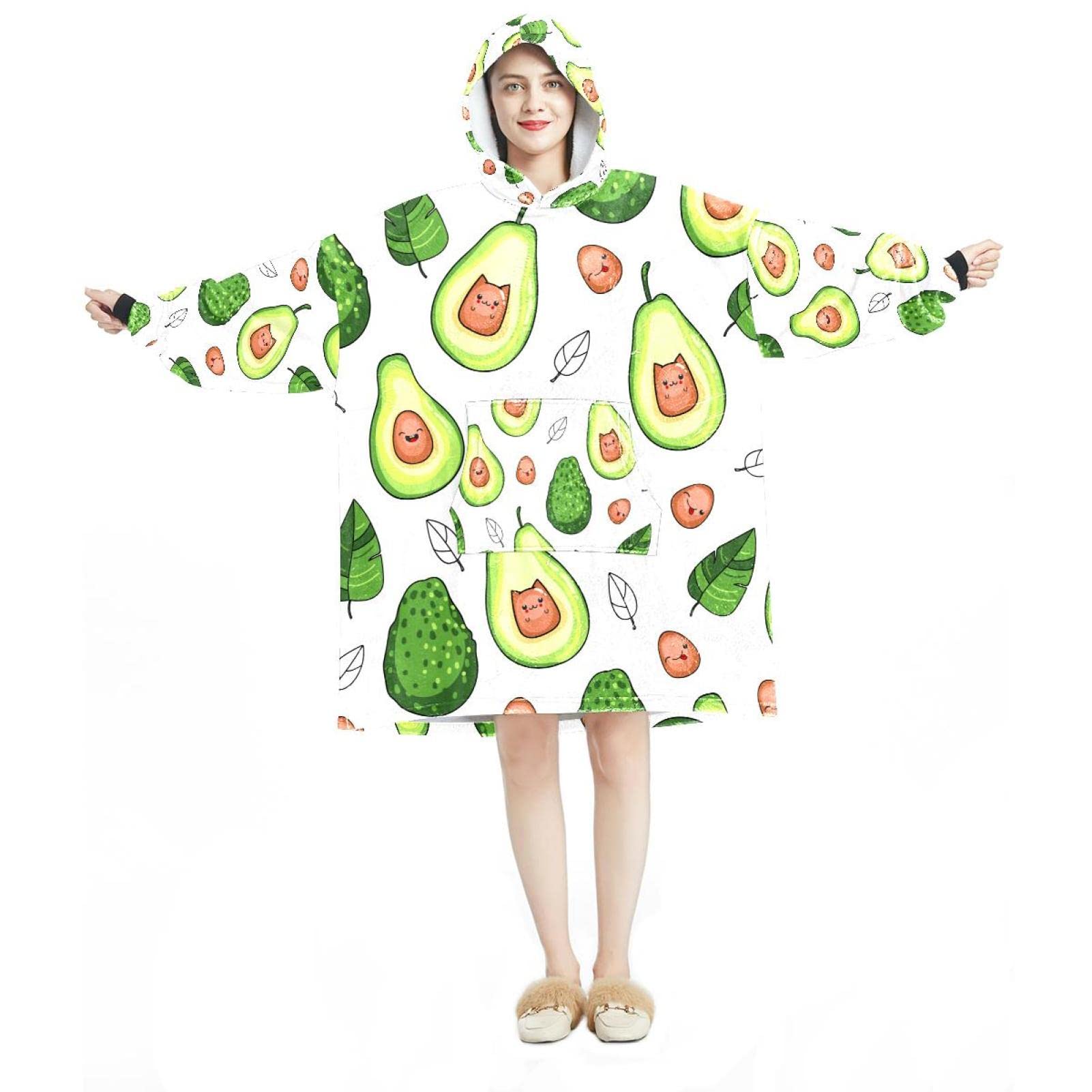 Oversized hoodie - avocado - one size