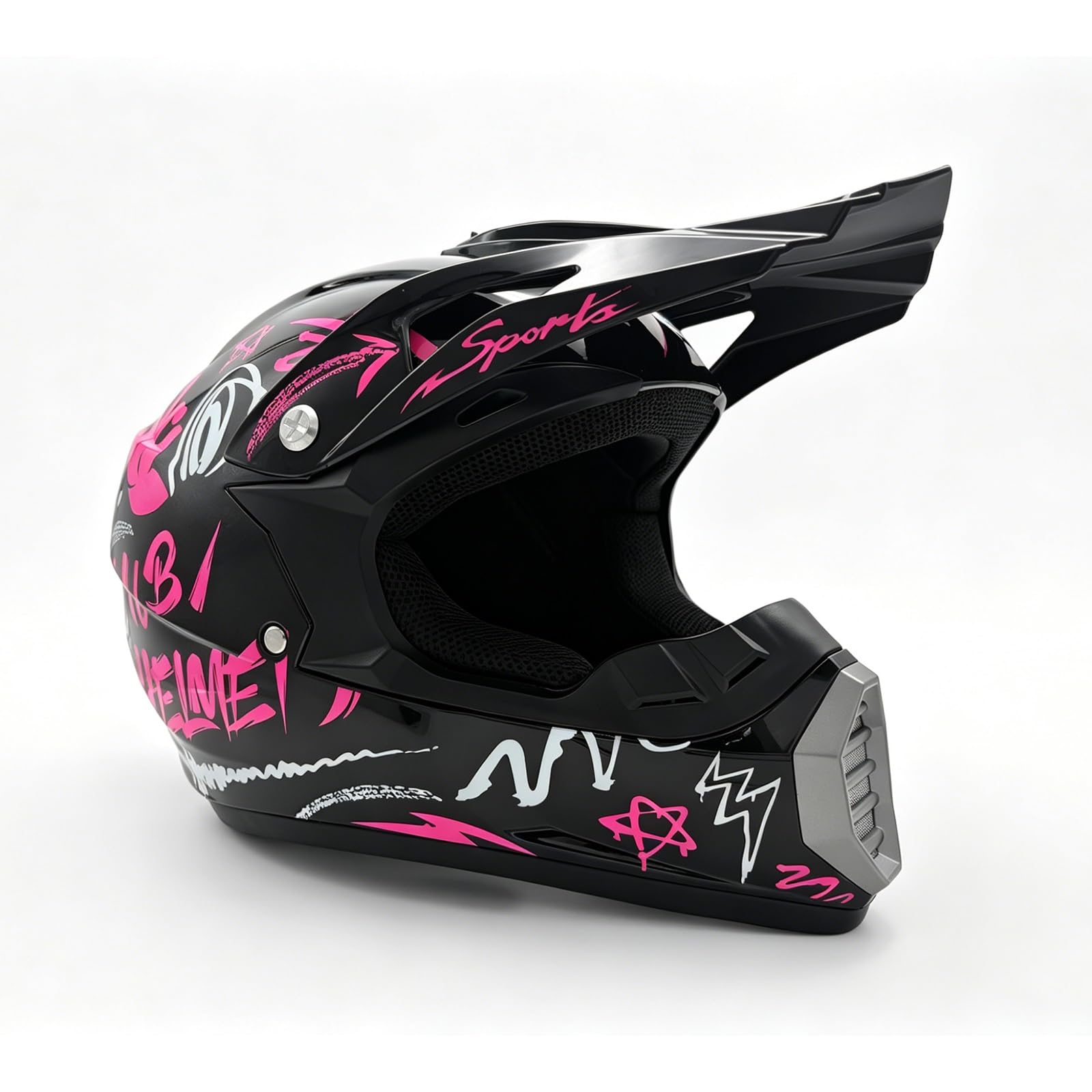 Casco Da Motocross Per Bambini, Casco MTB Integrale Per Bambini, Casco Da Motociclista Per Giovani, Casco Da Downhill, Casco Da Enduro Per Quad, Casco Da Moto ATV Certificato ECE