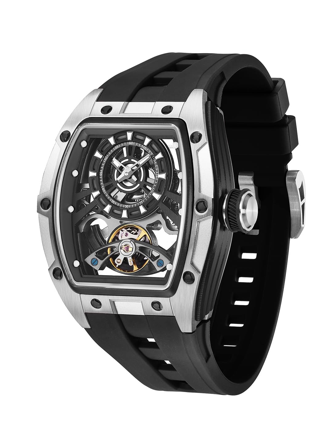 French Connection Limited Edition Stealth Series Watch Silver