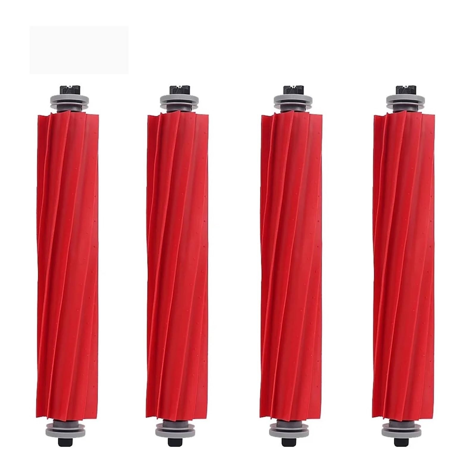 Material Roller Brush With Cover,Compatible For Roborock,S70 S75 S7 S7Max S7 MAXV Ultra G10 G10S G10S PRO T7S T7S Plus Part Rotating Brush(4PCS)