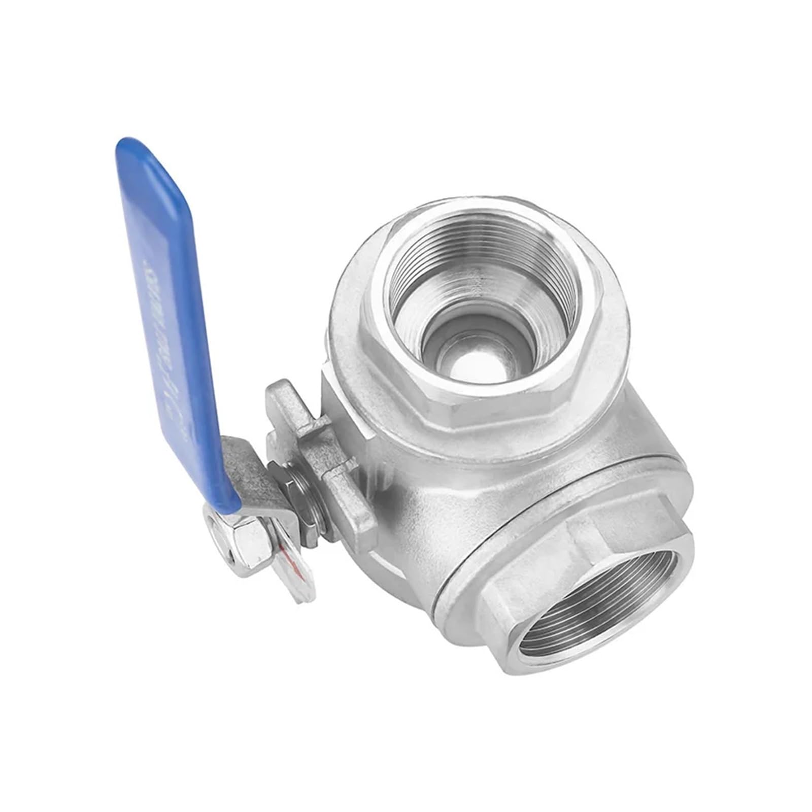 QRUYHBAJU DN40 Three Way 304 Stainless Steel Thread Ball T-type L-type 1-1/2 inch ball