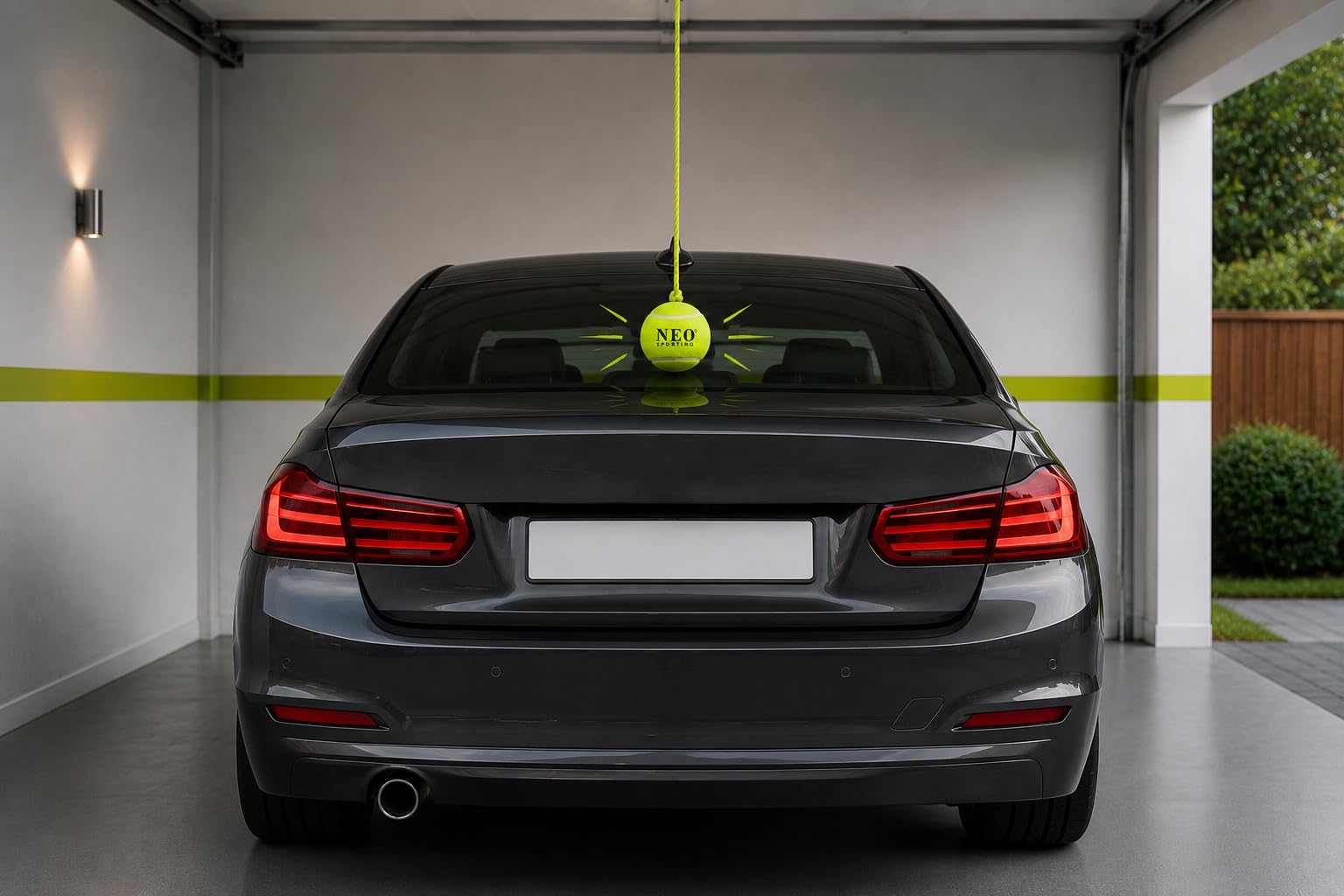 Garage Parking Aid Tennis Ball – Adjustable 3.5M Nylon Rope Parking Assistant for Cars, SUVs & Garages | Prevent Wall Bumps, Perfect Parking Guide, Easy DIY Installation-picture-27
