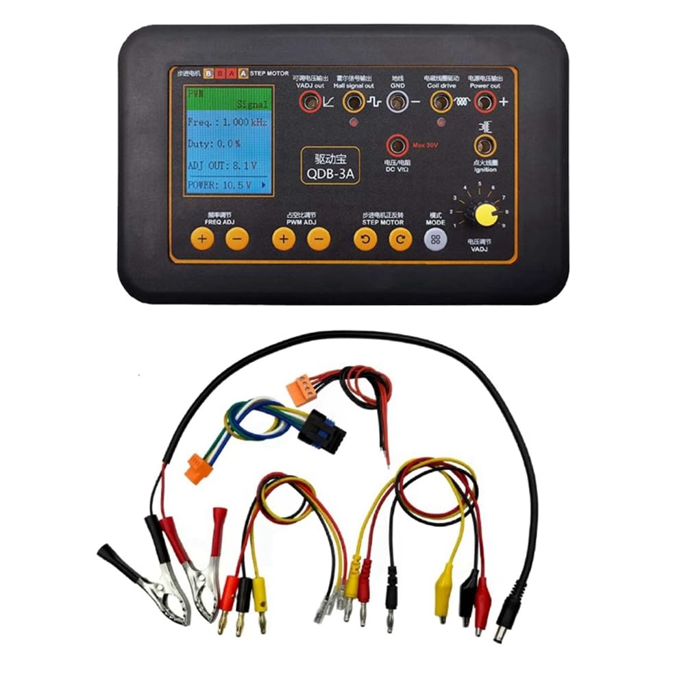 QDB 3A 12-24V Prova Bobina di Accensione Tester Iniettori Automobile Attuatore Rilevatore Guasti Strumenti Diagnostici Motore Passo-Passo