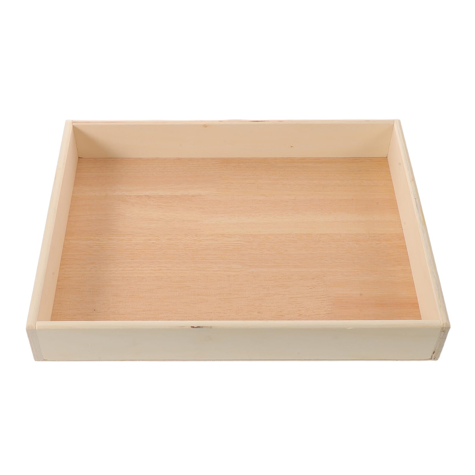 SHINEOFI Bandeja de Arena de Madera 40x30x6 Cm para Meditación Zen, Mini Jardín Japonés, Bandeja Decorativa para Accesorios de Meditación y Almacenamiento, Adecuado para Escritorio