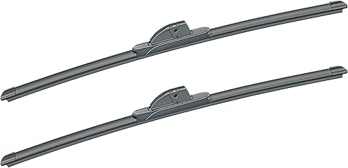 SAFELITE Paquete de 2 limpiaparabrisas de 21 pulgadas, repuesto automotriz para Jeep, Dodge, Volkswagen, Chevrolet, Nissan, años del modelo (SBB2121)