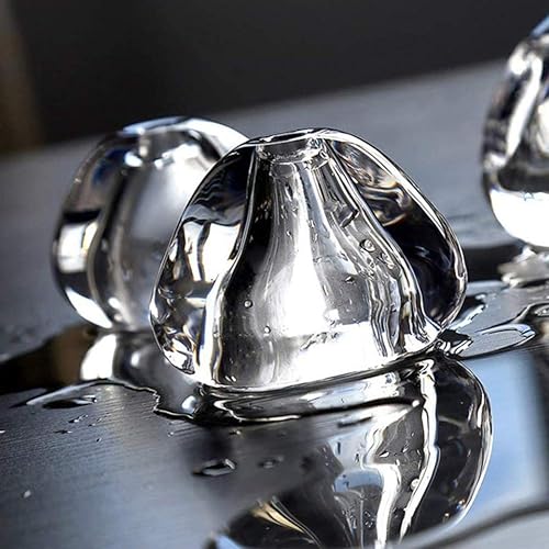 Miniatura 6 de KJLARS Candelabro LED de cristal moderno, lámpara de techo con forma de gota de lluvia, lámpara de bola de cristal de 15.7 pulgadas de ancho x 157