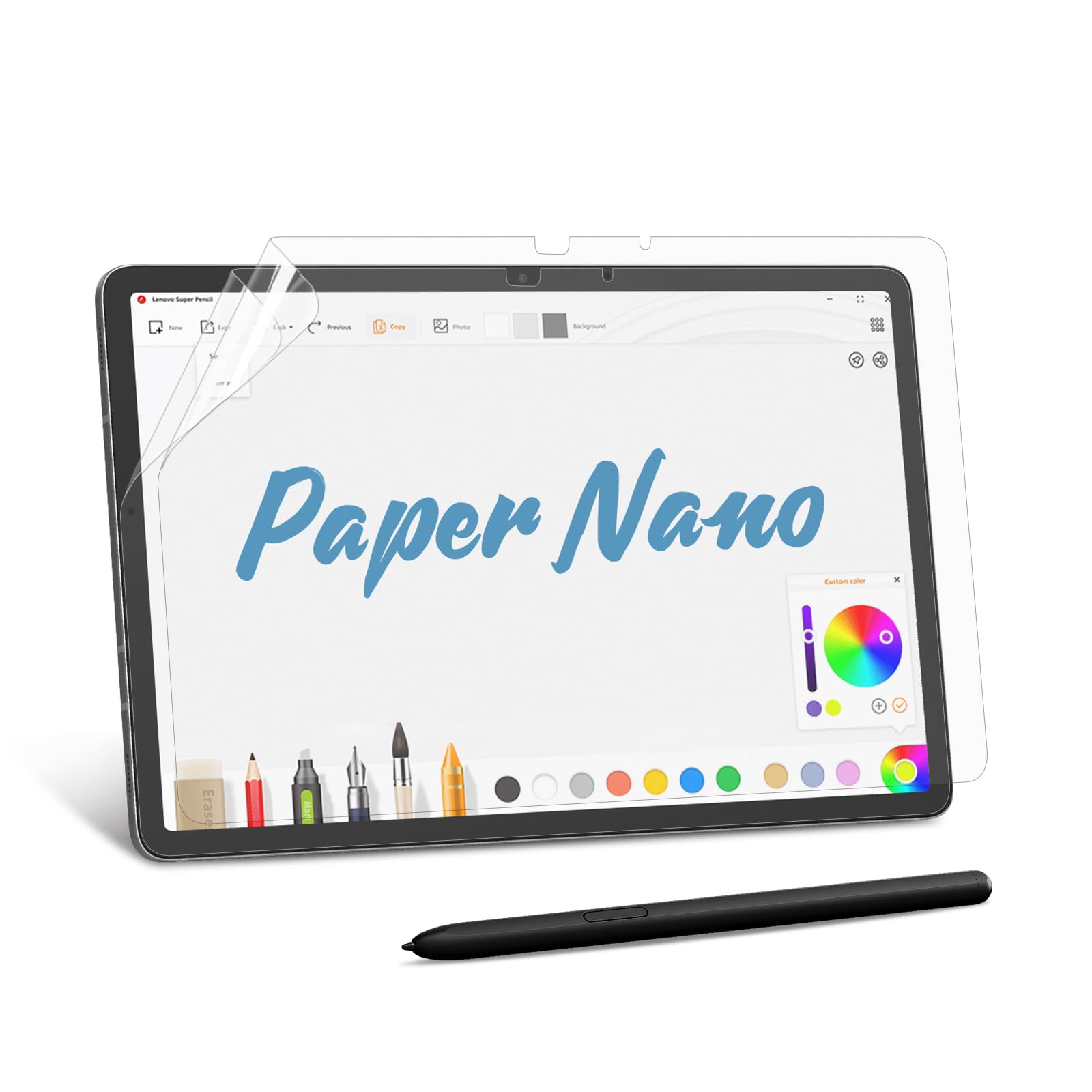 2 Stück Matte Papier-Schutzfolie Für Blackview Tab 18 12 Zoll – Blendfrei, Anti-Fingerabdruck, Zum Zeichnen & Schreiben