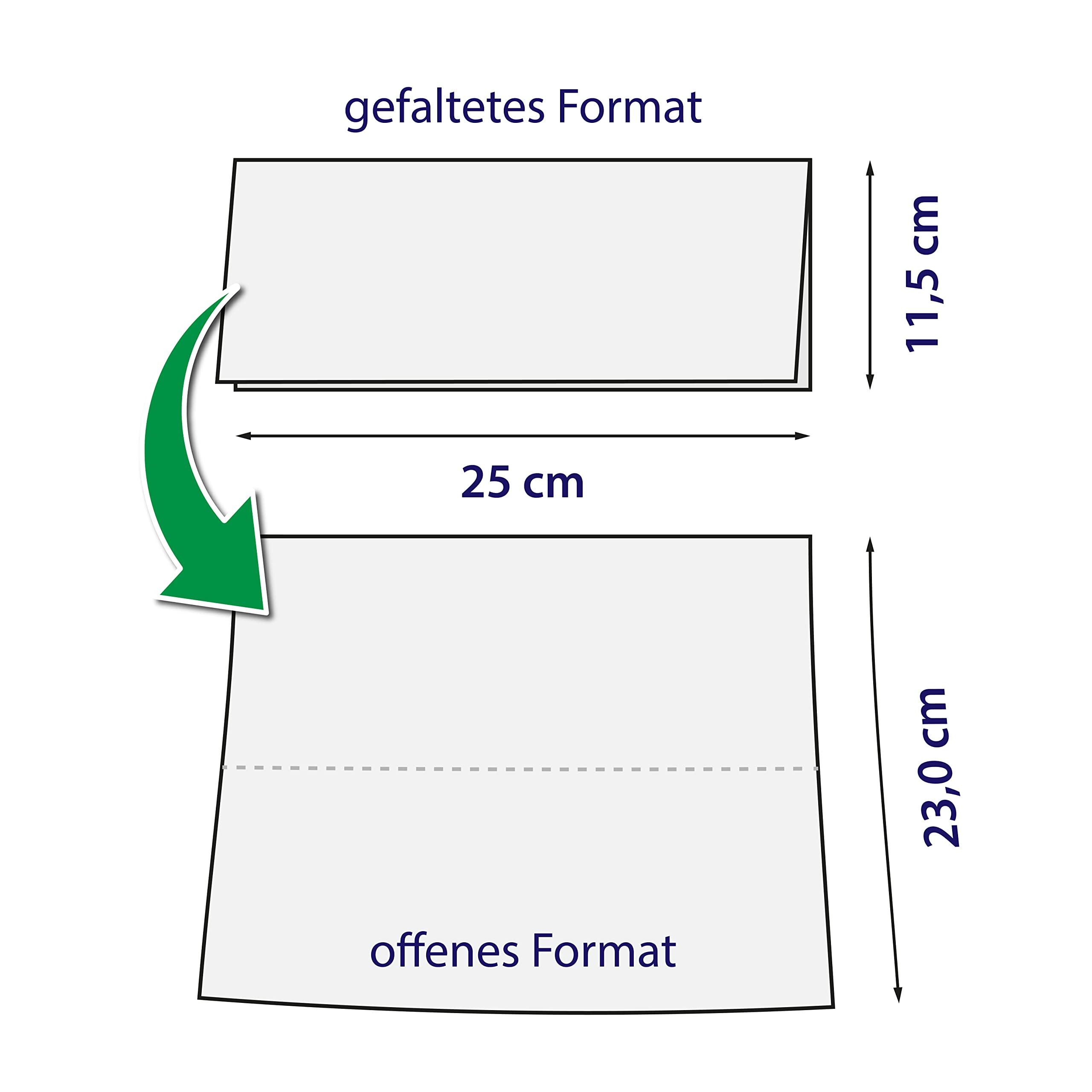 Hypafol Papierhandtücher für Spender | Recycling, 1-lagig, 25 x 23 cm | 10.000 Blatt | ZZ-Falz geeignet für Handtuchspender in Toiletten, Büros, Praxen und Studios