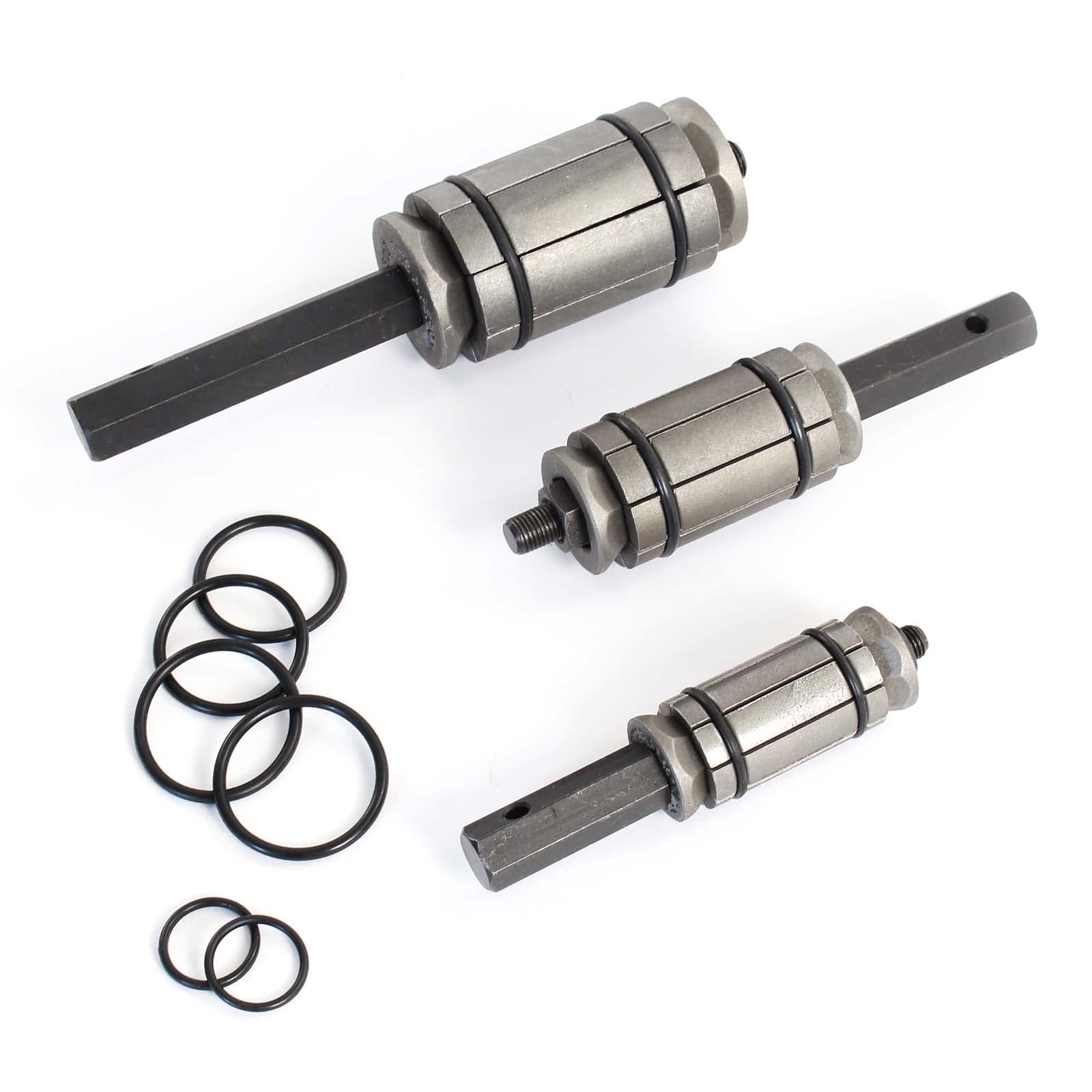 XPOtool Expansor de Tubos de Escape Set de 3 Piezas Ø 29 a 89 mm Kit de Herramientas vehículos
