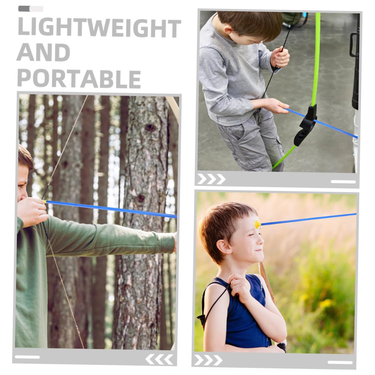 KOMBIUDA 15Pcs Safety Practice Suction Cup Arrows for Lightweight PVC Game Arrows for Outdoor Fun Compatible with Archery for Developing Coordination