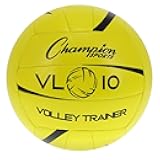 Training Volleyball, Size 7, Indoor and Outdoor, with Soft, Hand-Sewn Nylon Panels - Small, Lightweight Volleyballs for Practicing, Recreation - Premium Volleyball Equipment and Gear