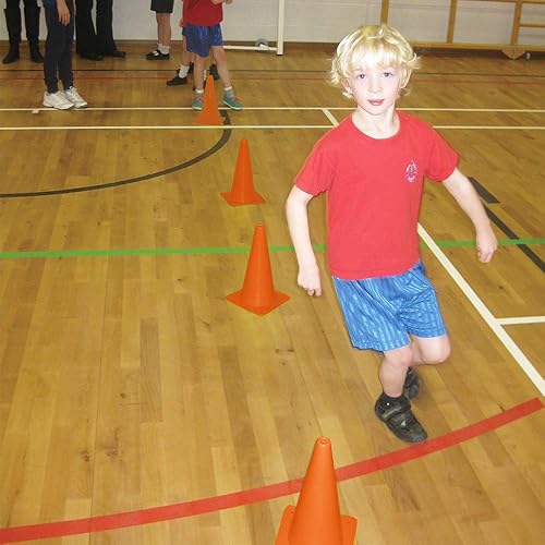 Miniatura 10 de Novelty Place 7 Inch Multipurpose Training Cones (Set of 12), Soft & Durable Traffic Cone for Safety, Agility, Soccer, Football & Other Activities -