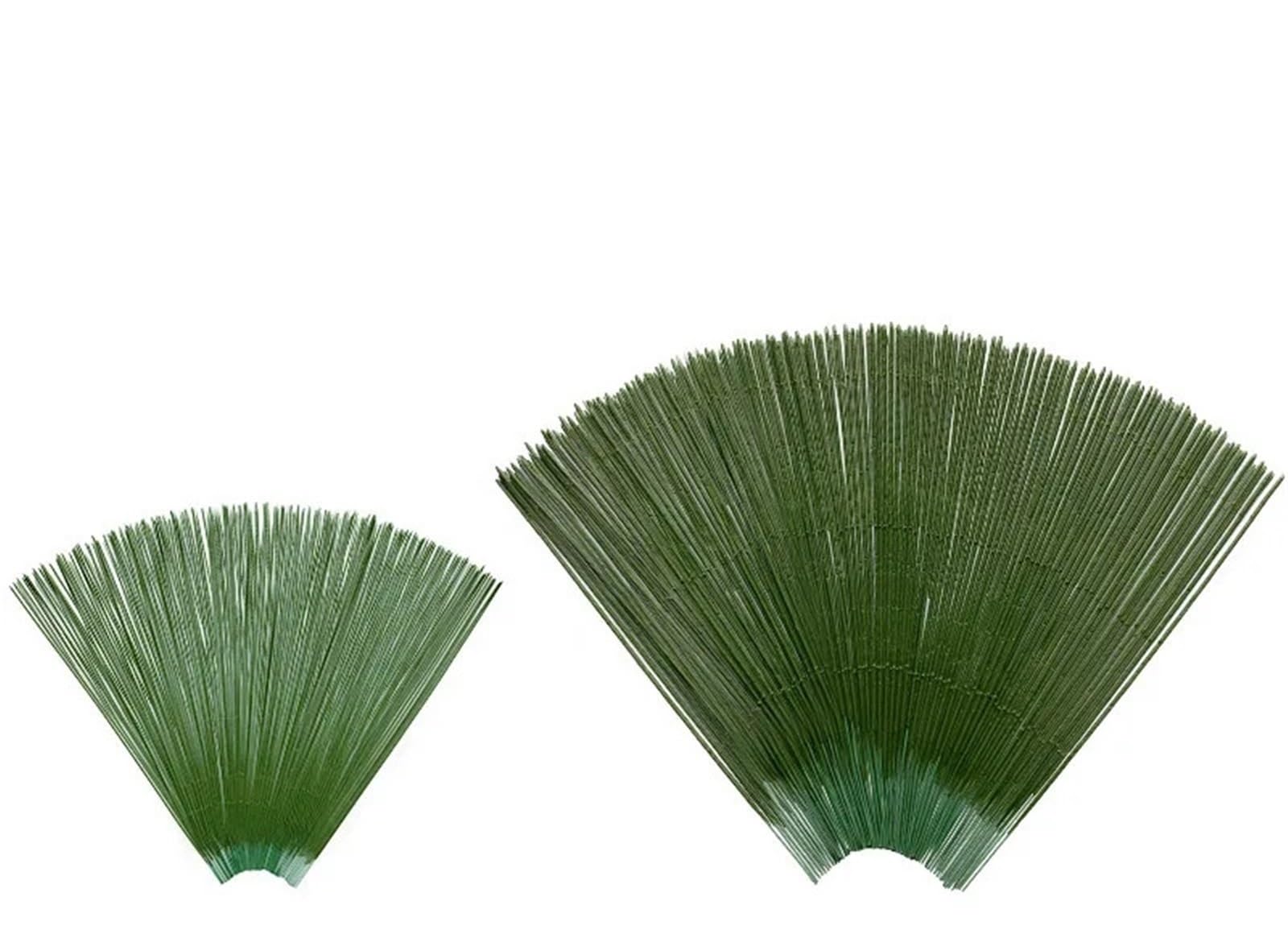 HUWOYG 200 Pcs Artificial Green Flower Stem DIY Floral Florist Craft Material Handmade Wire Accessoies For Wedding Home Decor For DIY(30cm)