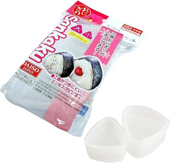 Daiso Giappone 2 pezzi Triangolo Onigiri Musubi Rice Ball Maker
