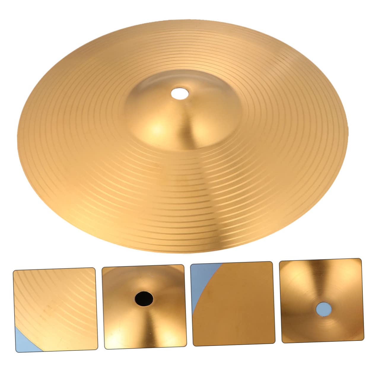 Holibanna 1pc Jazz Drum Cymbals Kit Hi Hat Cymbal Replacement Parts for Hat Accessory