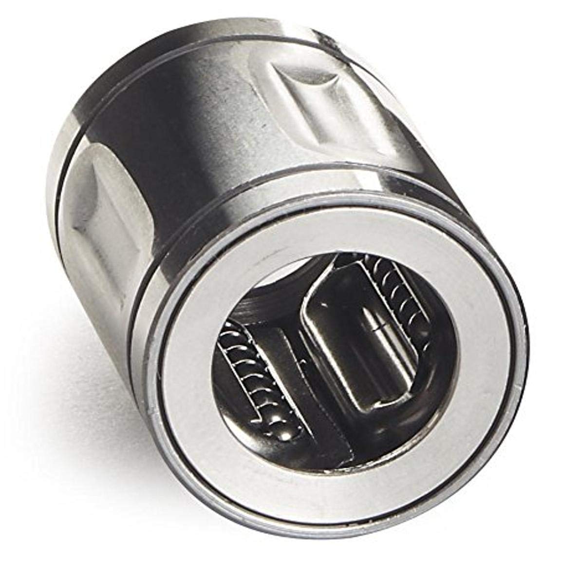 Thomson A101824SS, Ball Bushing Bearing, Precision Steel, A Grade, Closed, for end supported applications, Stainless Steel Balls; use with 0.625 in Diameter Shaft, Class S