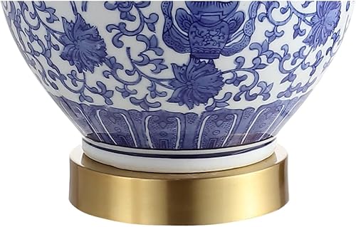 Miniatura 6 de JONATHAN Y JYL1072A-SET2 - Juego de 2 lámparas de mesa Jennifer de 25.25 pulgadas, lámpara de mesa LED de cerámica/metal, lámpara de mesa de noche