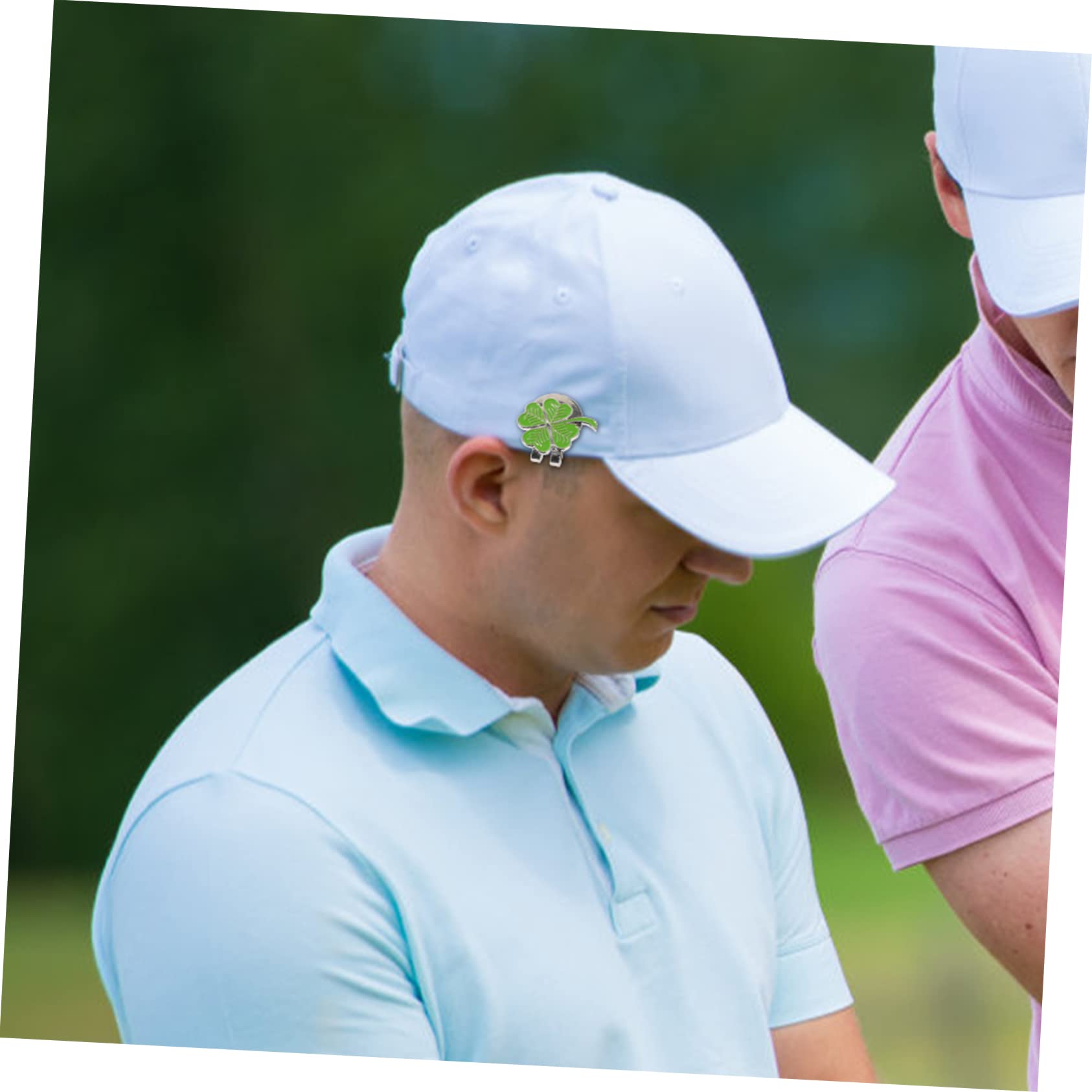 BESPORTBLE 4 Stück Golf-Hut-Clip Metallische Markierungsstifte Herren-Golf-Vexil-Hüte Für Männer Golf-Marker Hut-Clip Golfer-Geschenk Metall-Golf-Hut-Clip Golf-Hut-Clips Hut-Marker