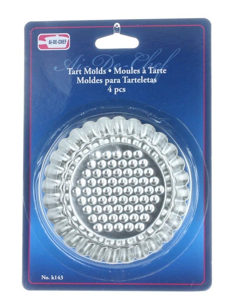 Mini Flan Pan 3 1/2" Tart Molds Stainless