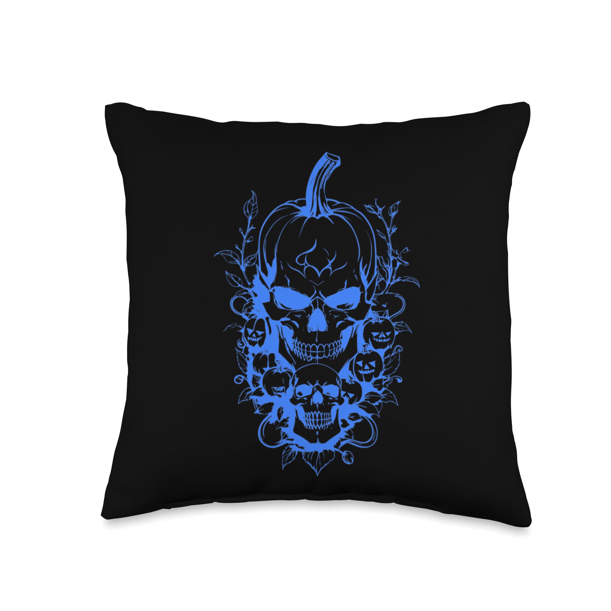 Men's Vampire Skulls Throw Pillow, 16x16, Multicolor