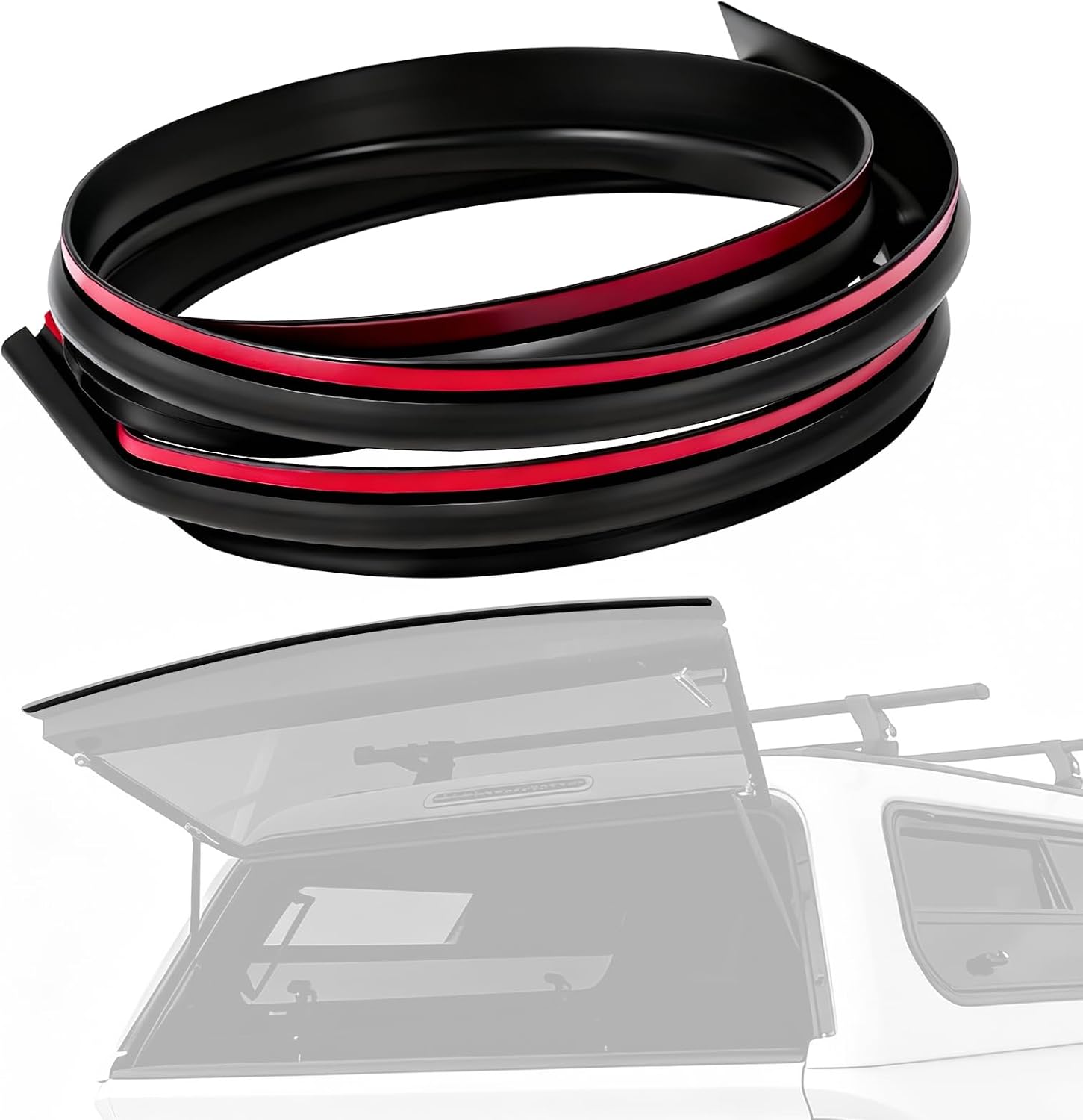 82792 Truck Topper Cap Seal 6.5ft, Compatible with Leer Truck Cap 100XQ All Glass Rear Door Bottom Seal