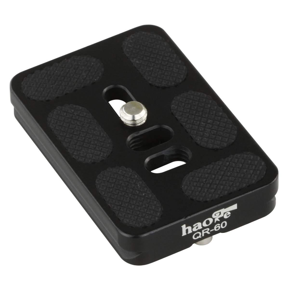 Haoge 60mm QR Quick Release Plate with D-Ring Screw Fits Arca-Swiss Standard for Tripod Ball Head Clamp Camera Lens