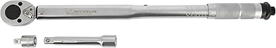 Llave dinamométrica MICHELIN MTW-210 1/2'' en caja con barra extensible y adaptador