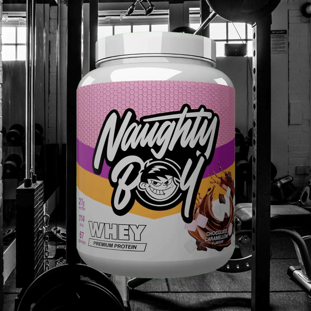Naughty Boy Whey Advanced Protein (2010g) Chocolate Caramellow - Białka - Mieszanka białek serwatkowych