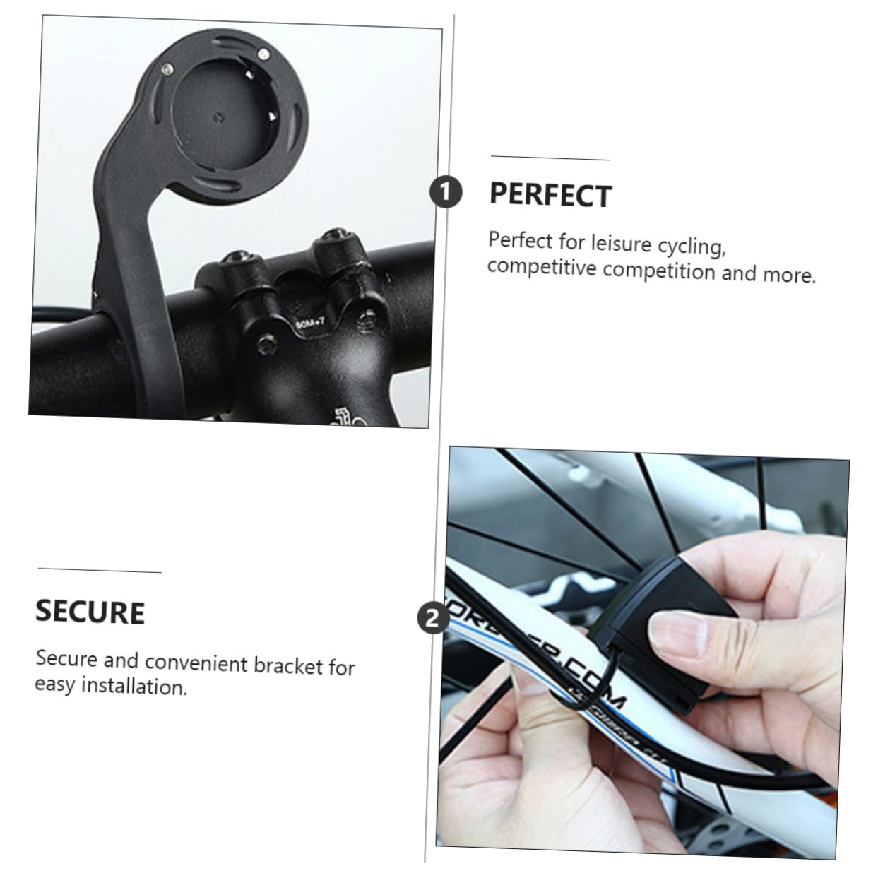Toddmomy Codice ciclistico ciclocomputer senza fili tachimetro della bici Contachilometri wireless impermeabile contachilometri senza fili contachilometri impermeabile Nero