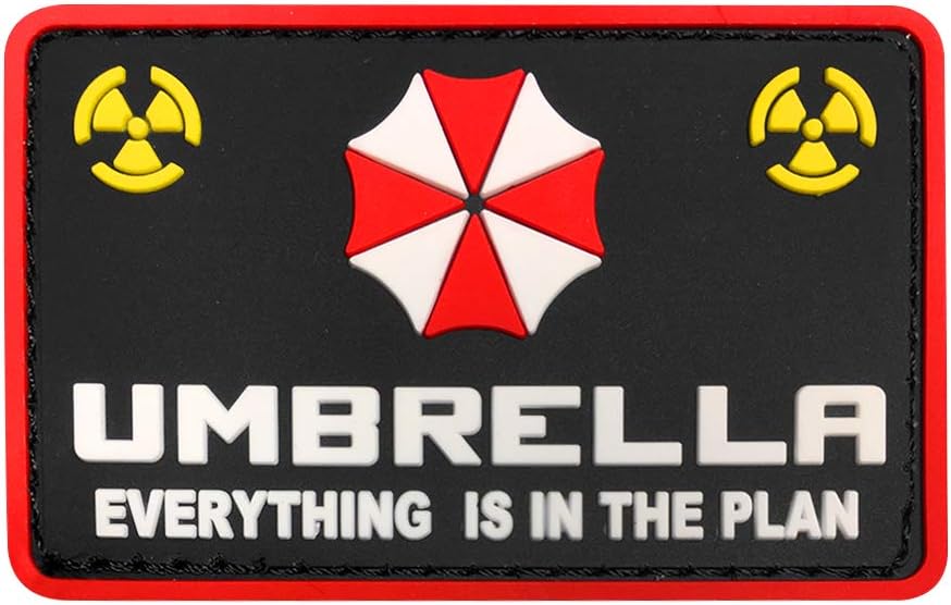 Morton Home Rubber Badges PVC Rubber 3D Morale Patch (UMBRELLR Everything is in The Plan)