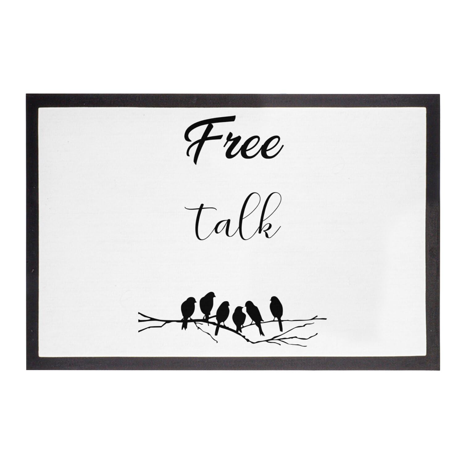 Paillasson Free Talk oiseaux accueil poétique douceur 60x40