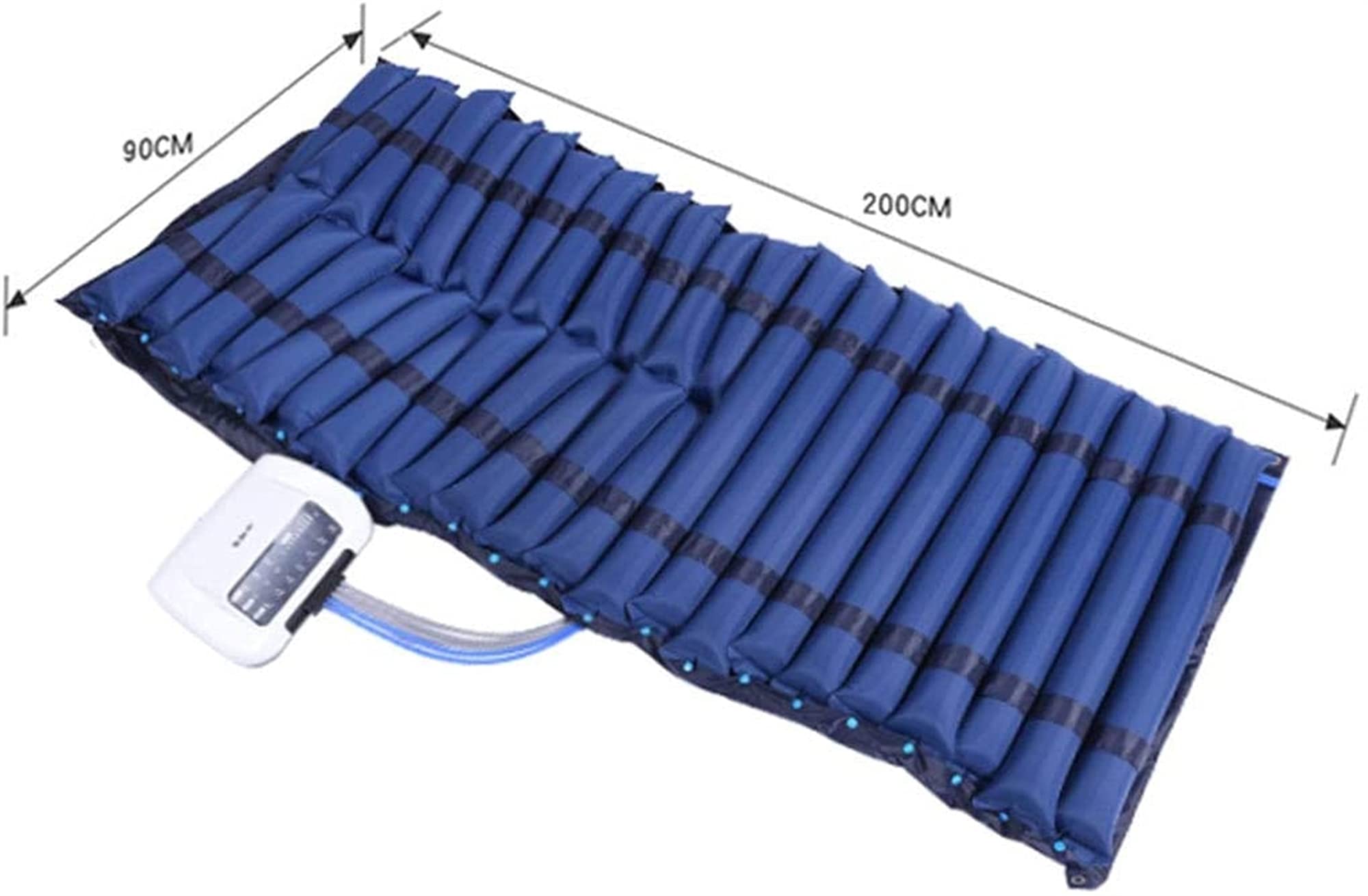 Cojín Inflable Antiescaras, Volteo Automático para Pacientes Ancianos Paralíticos, Cama Inflable Antiescaras, Cuidado En El Hogar con Bomba Eléctrica Ultra Silenciosa
