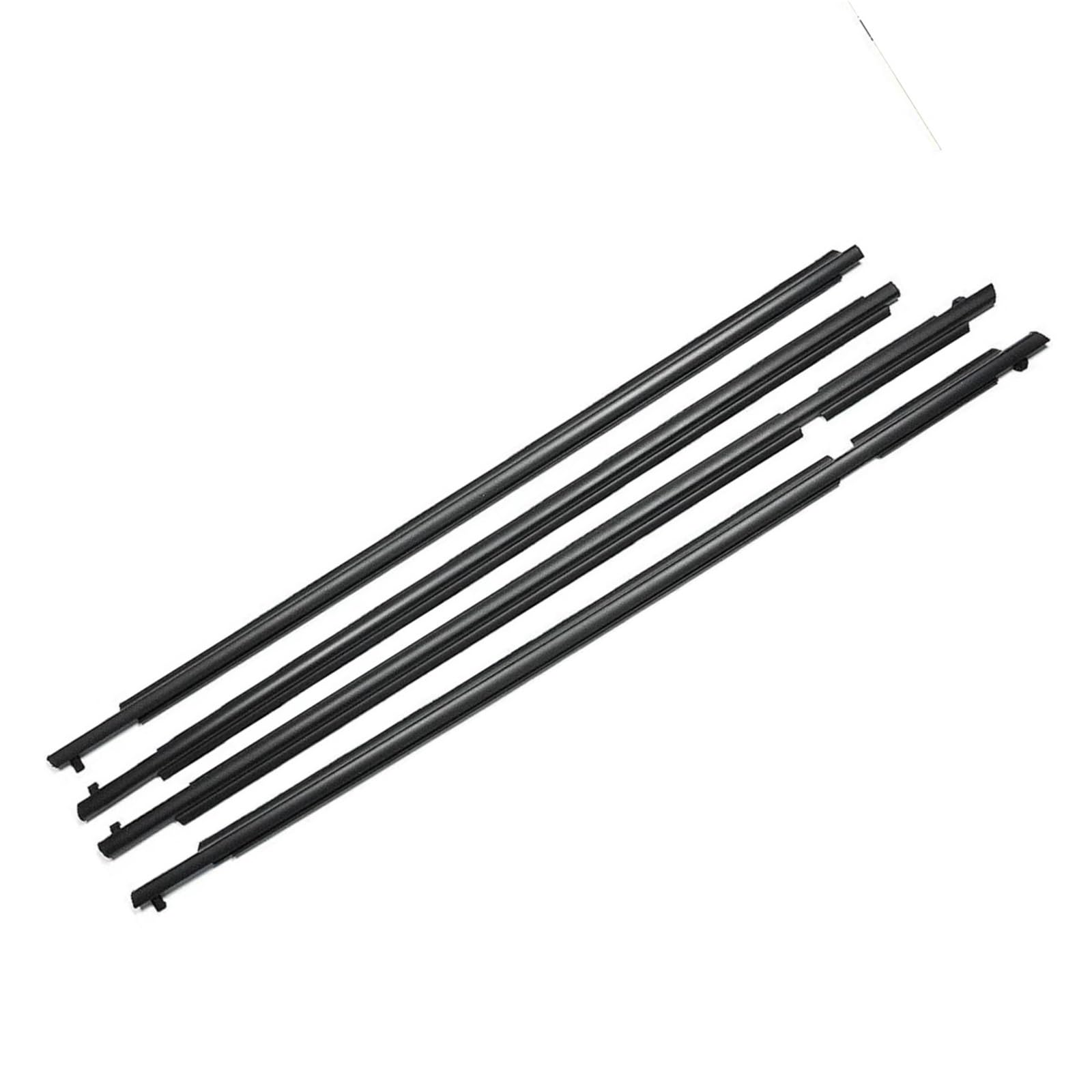 Jbpihzt One Color 4Pcs Car Outer Windows Rubber Weatherstrip For Toyota For Rav4 Us 2006-2012 Waterproof Pressure Strip Sealing