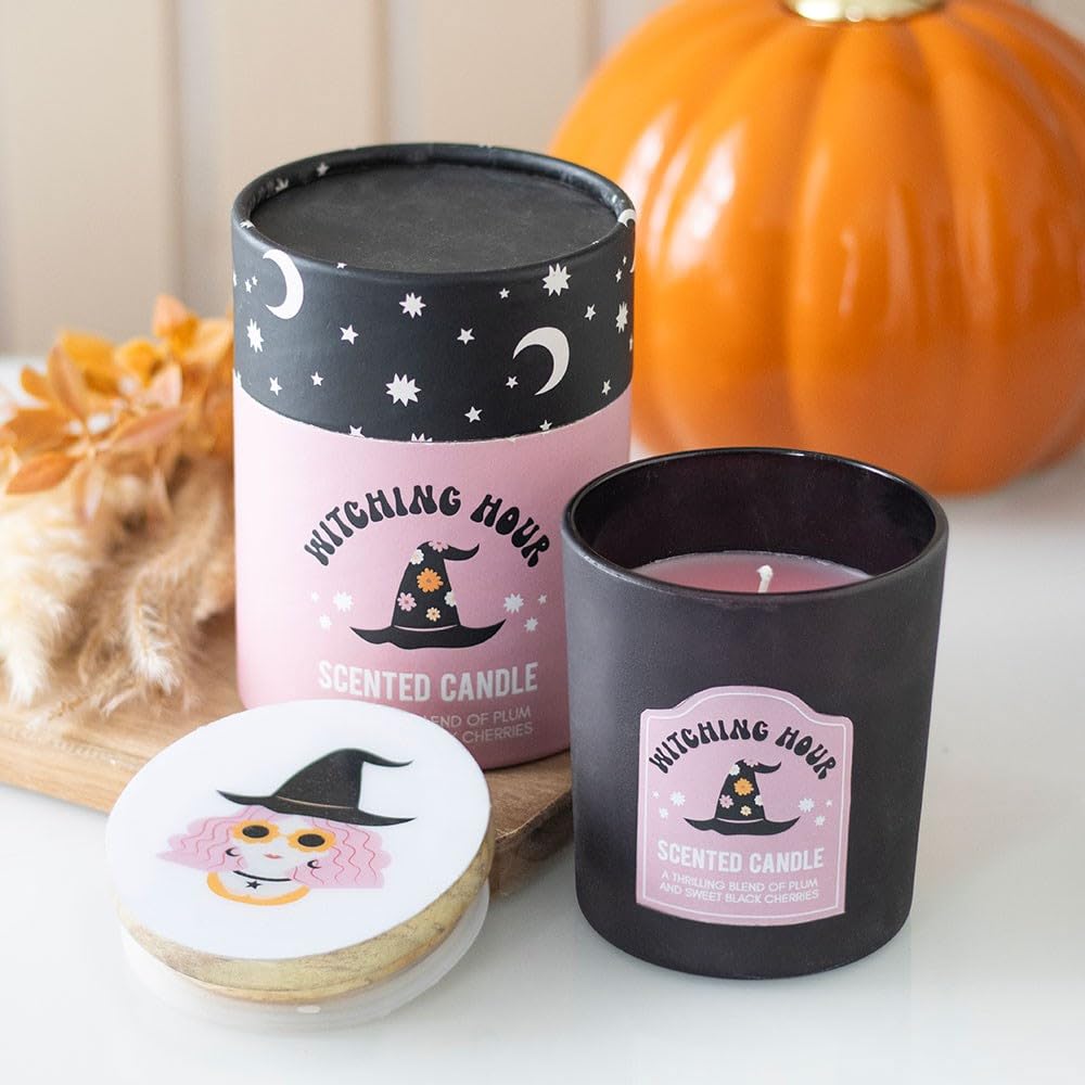 Quitting Hollywood Multicoloured Witching Hour Plum And Black Cherry Candle
