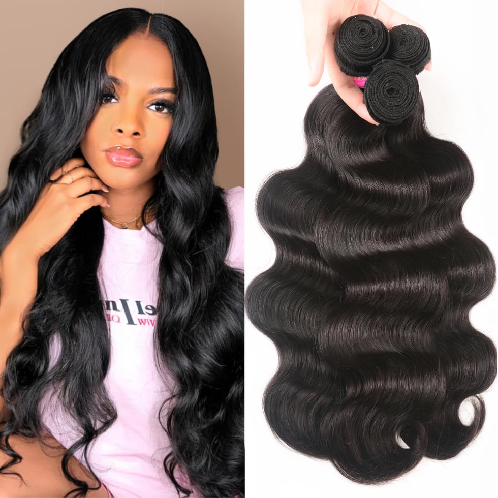 UNICE Malaysian Body Wave Human Hair Weave 3...