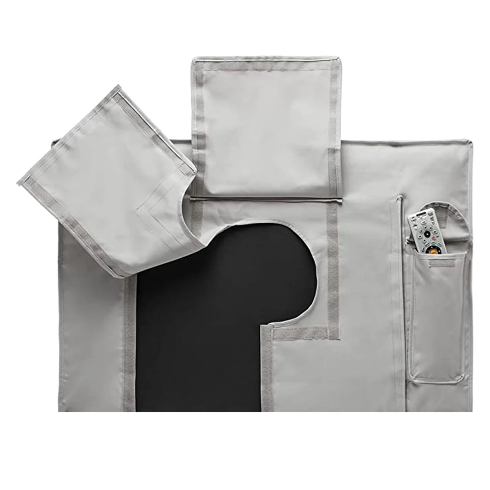 Copri Televisore TV esterna resistente alle intemperie Beige 70"-75" 40"-65" Schermo TV protettivo Gray