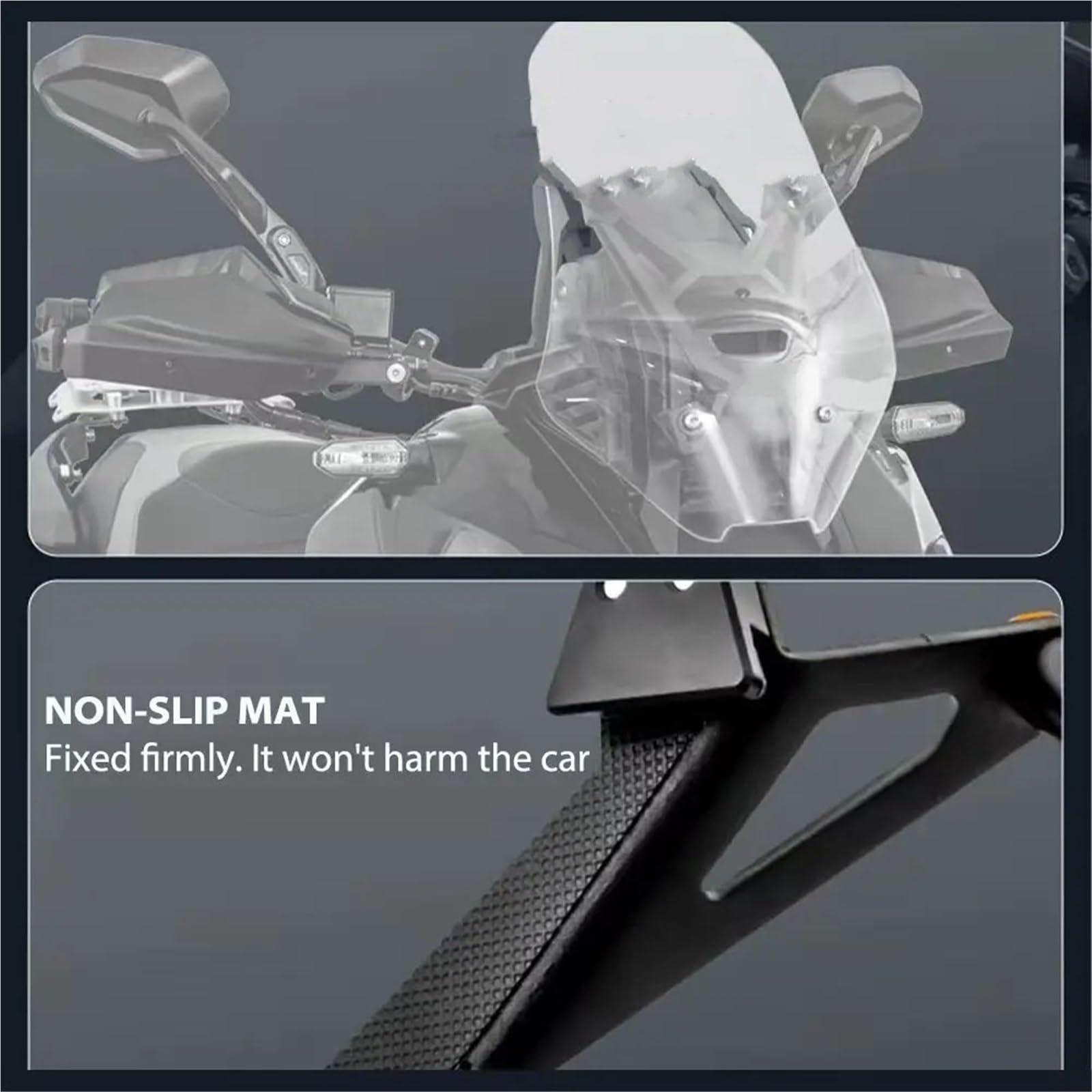 Motocyklowy uchwyt nawigacyjny GPS Uchwyt Do telefon komórkowy, GPS, podstawka ładująca bezprzewodowo, Do do ADV350 2025 Uchwyt na telefon(22mm)