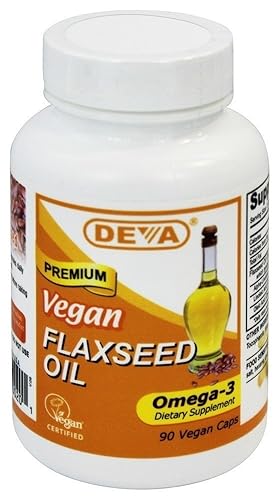 Deva - Aceite de linaza vegano 90 Vcaps 1 unidad