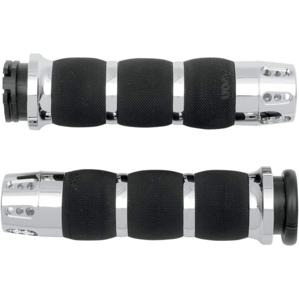 RC Components Gatlin Air Cushioned Grips - Chrome , Color: Chrome AIR-90-GAT