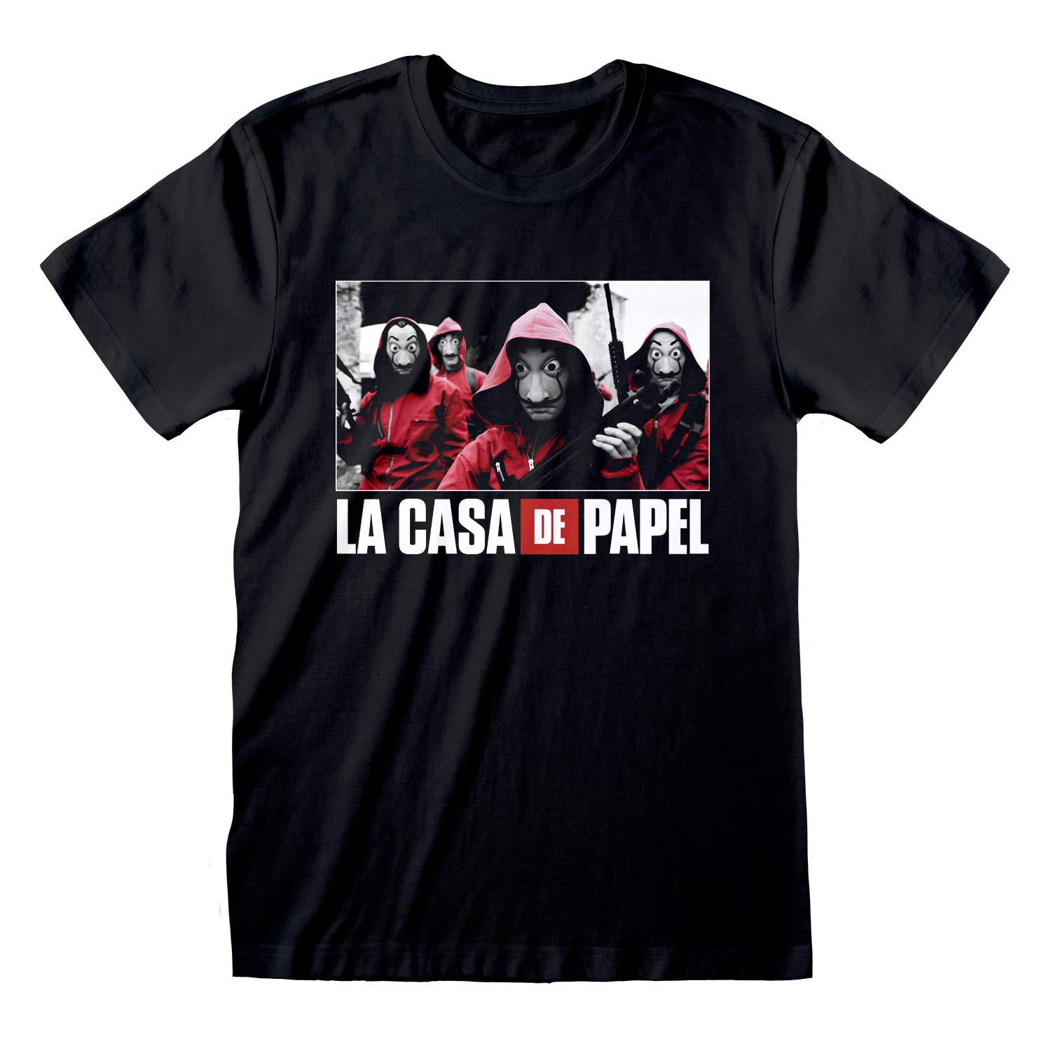 La Casa De Papel Money Heist Mask Mens T Shirt Desertcart Cyprus