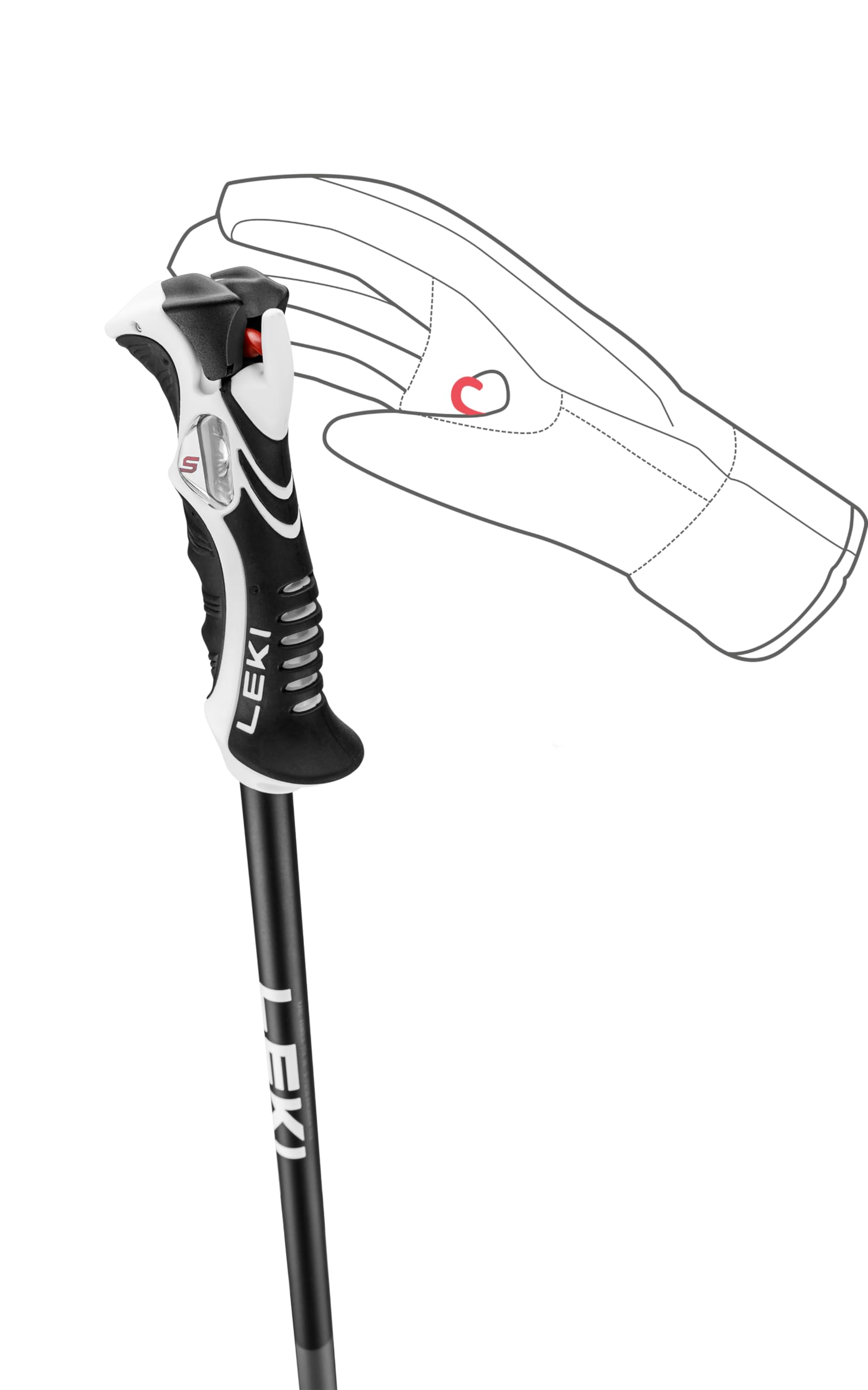LEKI Bold Lite S bâtons de Ski