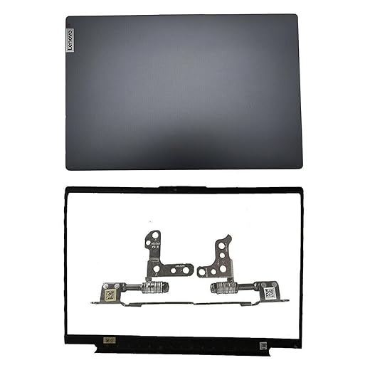 Replacement Laptop LCD Cover Back Rear Top Lid Hinges Front Bezel for Lenovo ideapad 5 15IIL05 15ARE05 15ITL05 15ALC05 5-15IIL05 5-15ARE05 5-15ITL05 5-15ALC05 5CB0X56073 5CB0Z31048 (Gray)