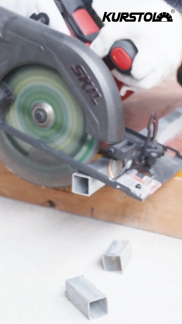 Image of Metal Circular Saw Blade - 10 Inch 80T TCG Aluminium Cutting Blade with 1 inch Arbor and 5 /8 inch Washer for Aluminum, Non-Ferrous Metal, Plastic