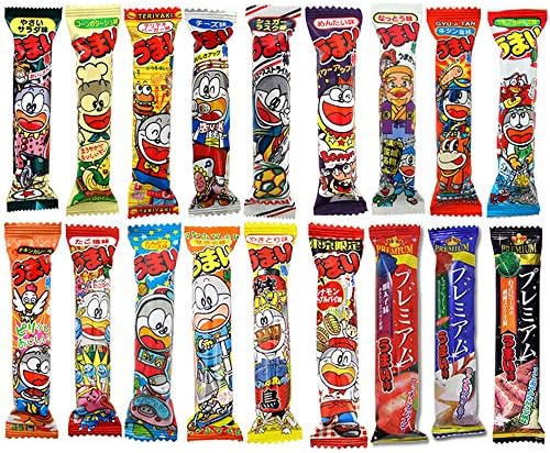 Umaibo Various Taste 12 types 100pcs Set Japanese Stick Type Snack Ninjapo